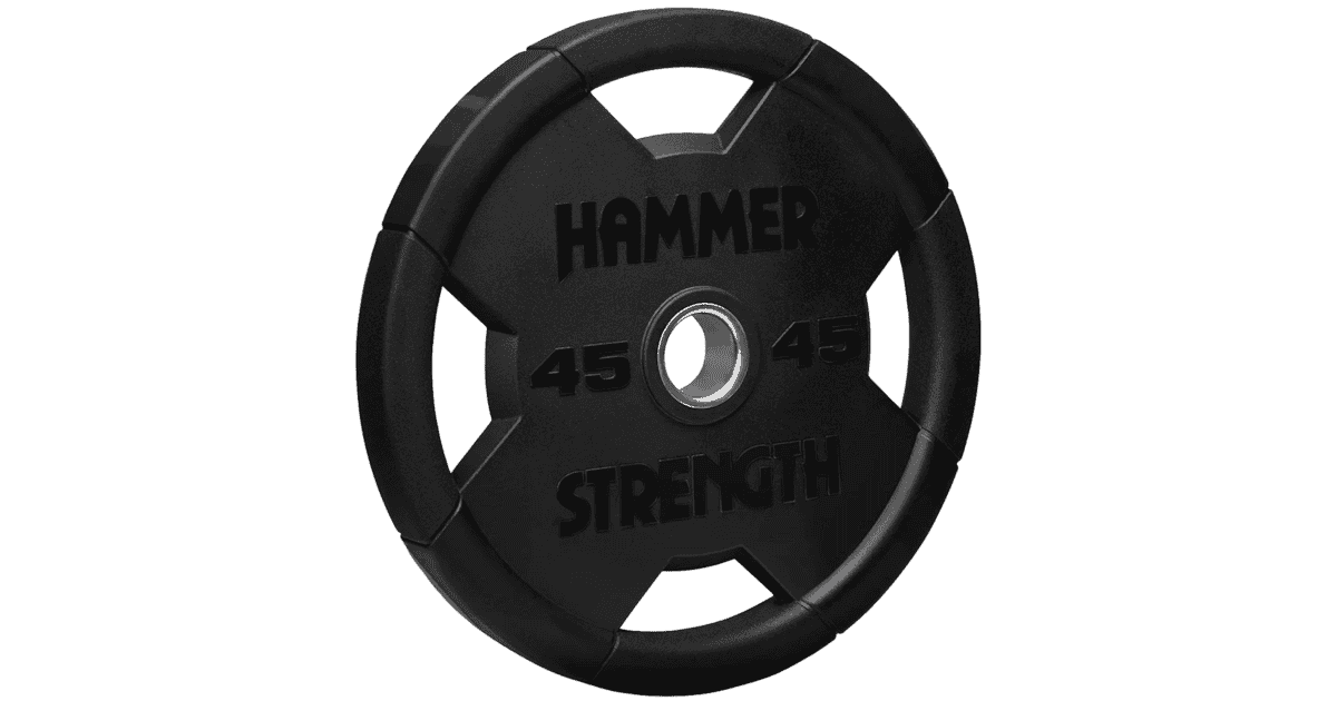 Round Rubber Olympic Plates | Hammer Strength