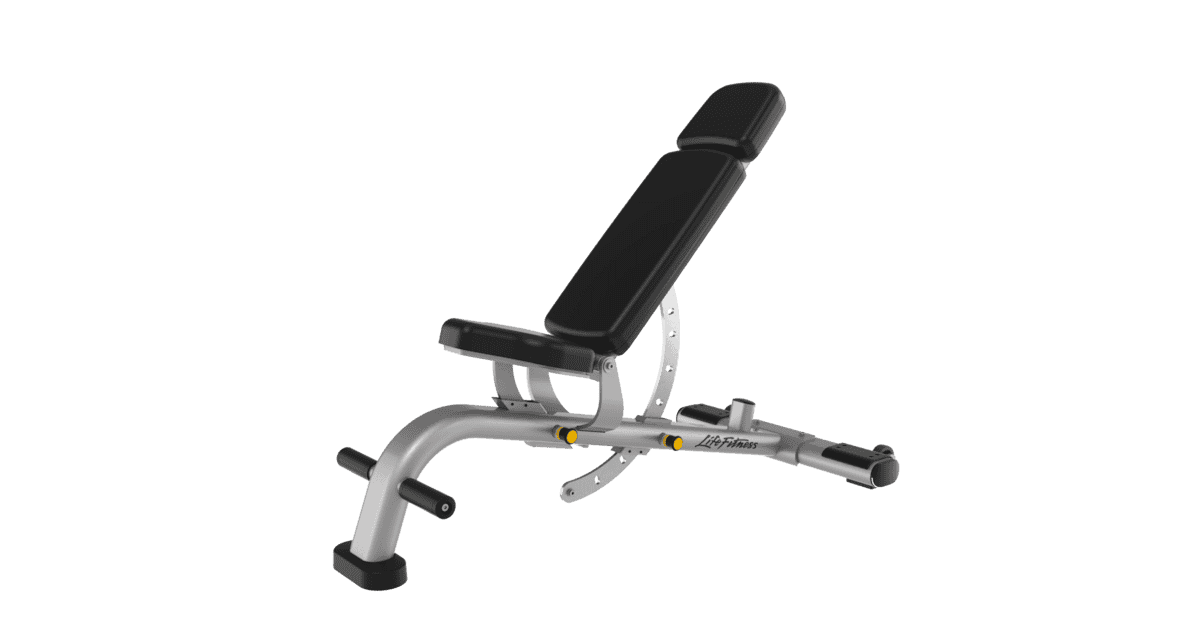 Life fitness adjustable clearance bench