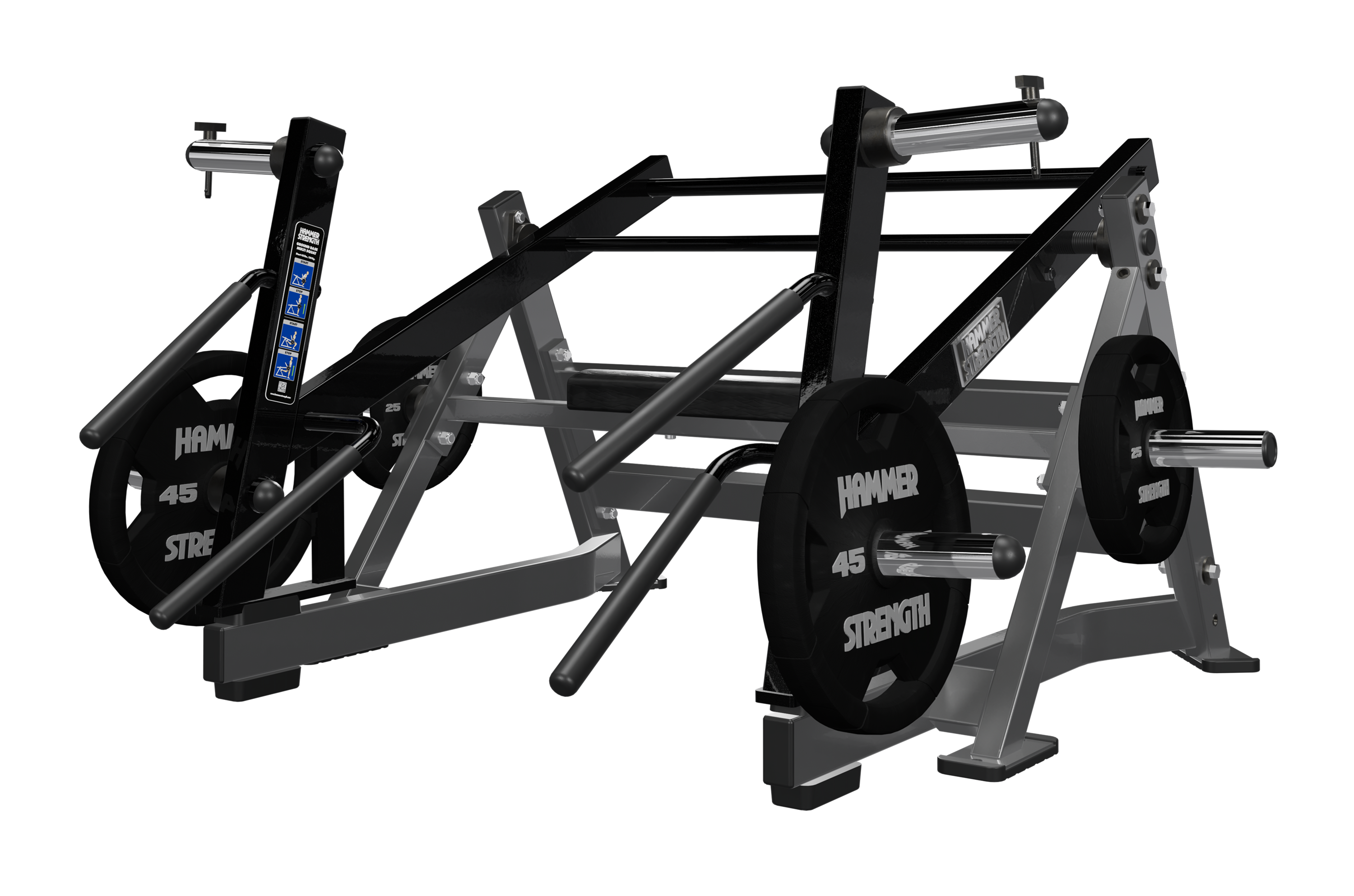 ハンマーストレングス20kg1枚 Ground Base Multi-Squat | Hammer Strength